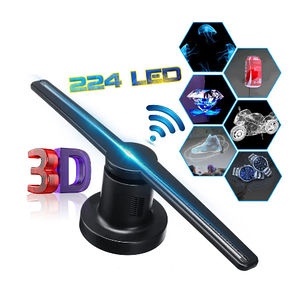 3D голографічний проєктор вентилятор DISPLAMAX Black Оригінал, Гарантія + Подарунок
