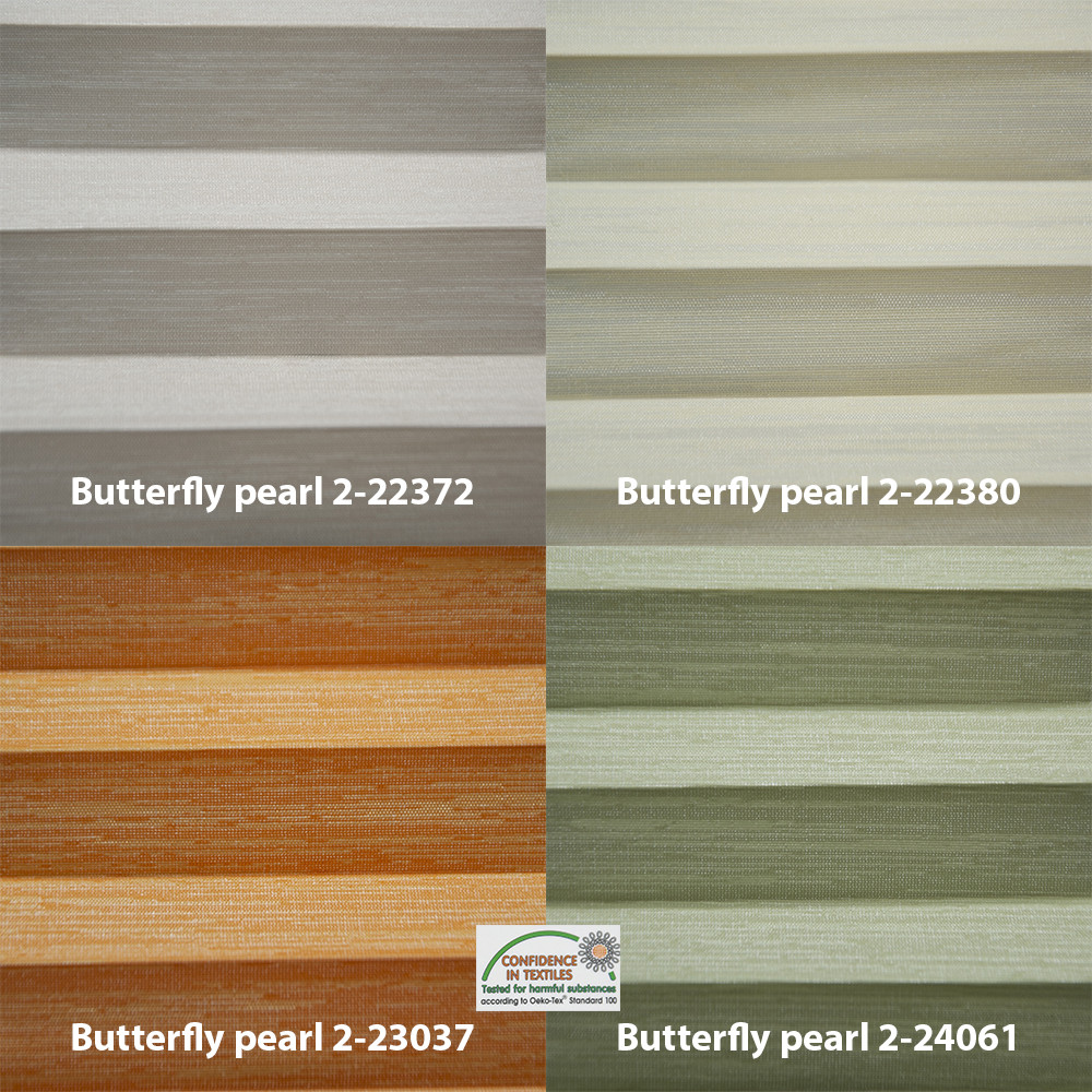 Шторы плиссе Butterfly pearl (21 вариант цвета) - фото 4 - id-p1116589603