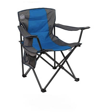 Стілець туристичний розкладний CampMaster Classic300 синій, фото 3