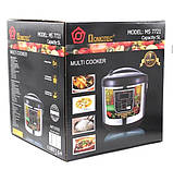 Мультиварка Domotec MS 7721 5 л, 11 режимів приготування, чорна, фото 3