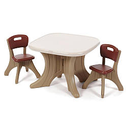 Набір стіл і 2 стільці Step 2 TABLE & CHAIRS SET 50х69х69/54х34х33 см