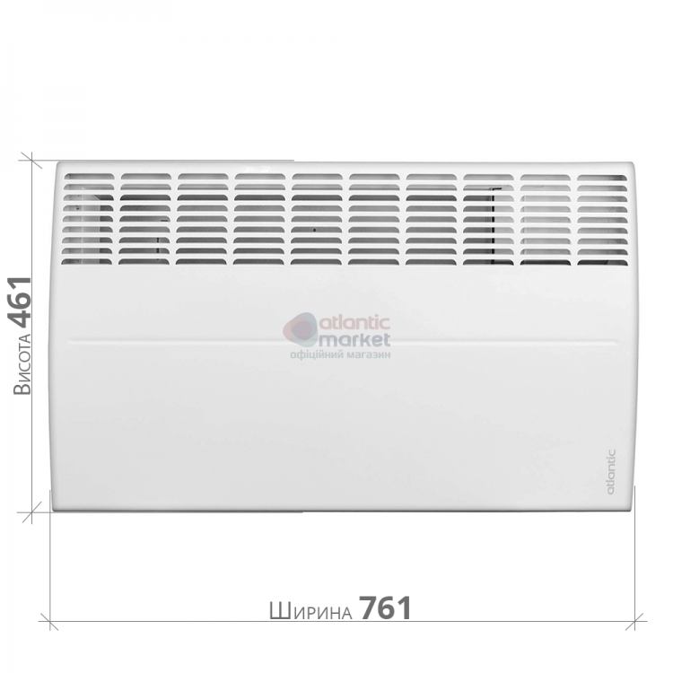 Конвектор електричний Atlantic F19 CEG BL-Meca / M2 2000W