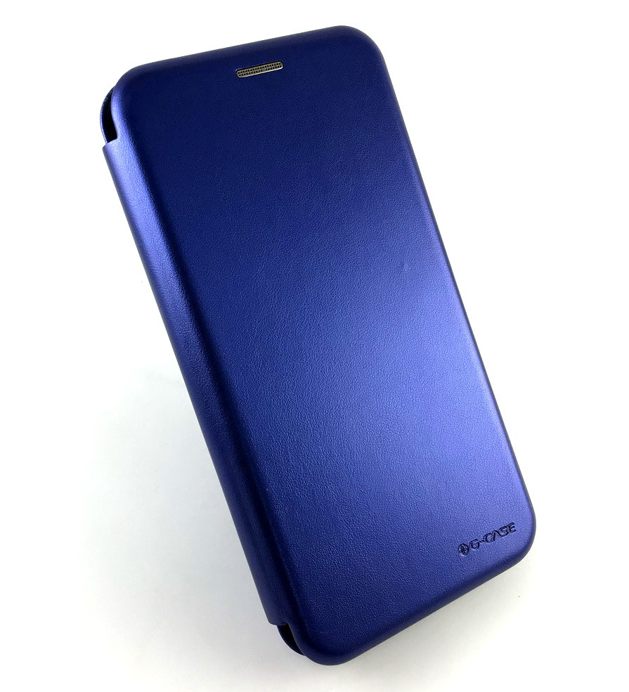 Чохол для Xiaomi Redmi 8A боковий з підставкою протиударний Luxo Walet синій