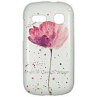 Чехол с рисунком Printed Plastic для Alcatel One Touch POP C3 4033D / 4033X Цветок