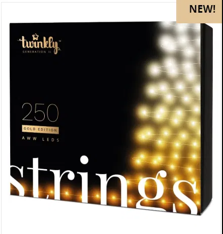 Smart Гірлянда Twinkly Strings 250 LEDs Gold Edition