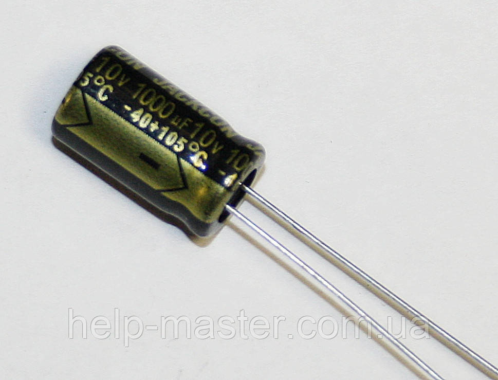 1000 мкф-10v (105 °C) <LOW ESR> 8*14 Jackcon (низький імпеданс)