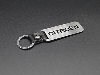 Брелок металевий. CITROEN. 10х2,5см