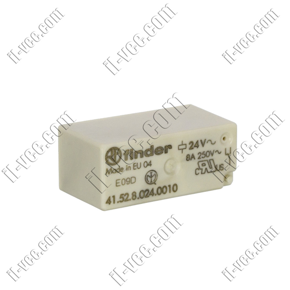 Реле FINDER 41.52.8.024.0010, 24VAC, 8А/250VAC 8А/30VDC
