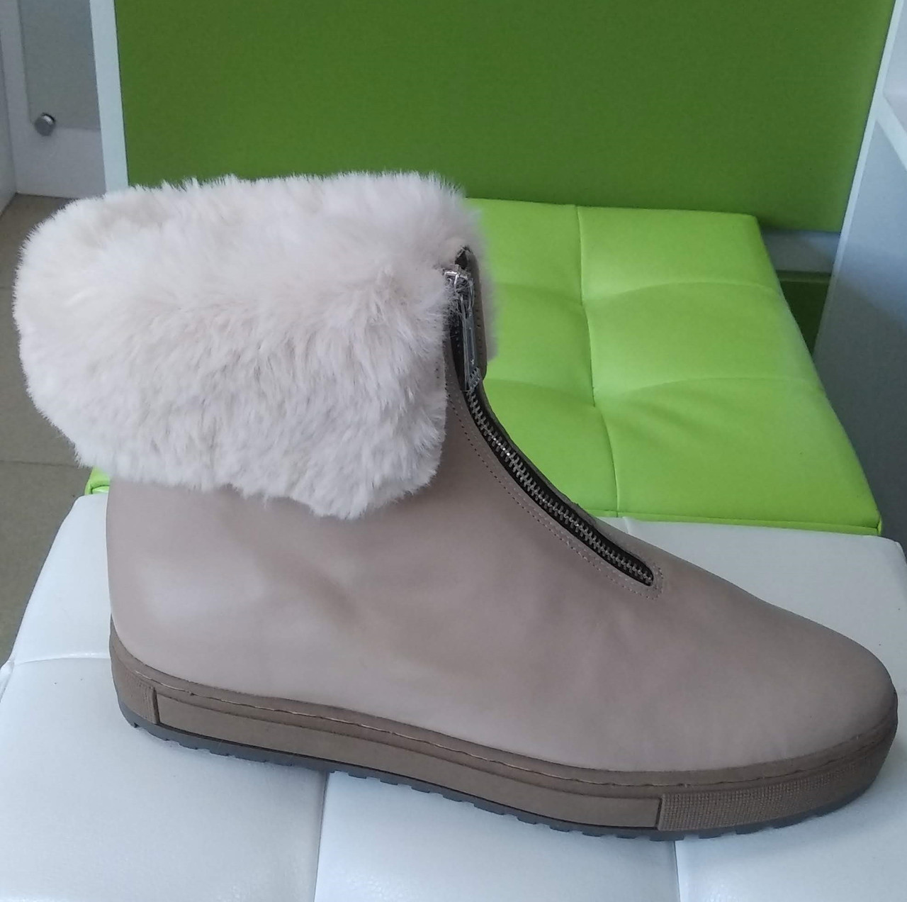 STTOPA зима. Розміри 41-43. Уги великих розмірів шкіряні. 221-4143 Бежеві, фото 1