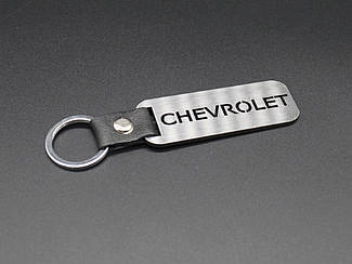 Брелок металевий. Chevrolet. 10х2,5см