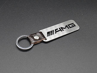 Брелок металевий. Mercedes AMG. 10х2,5см