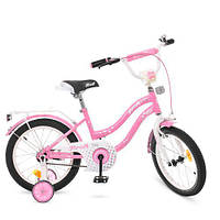 Велосипед PROF1 Star розовый Y1891 размер колеса 18 дюймов для девочки