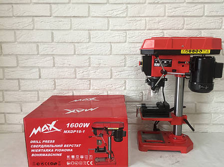 ✔️ Свердлильний верстат MAX MXDP-16-1 . 1600W . + лещата, фото 2