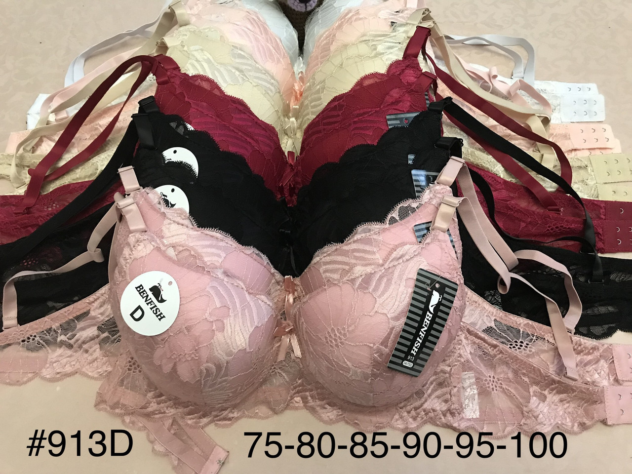 Бюстгальтер мереживний без пуша