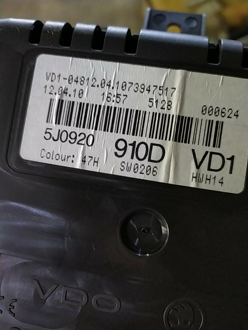 Приборна панель шкода фабія 1.6 тді, фото 1