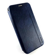 Чехол на iPhone 11 Pro Max книжка боковой с подставкой противоударный gelius Leather синий