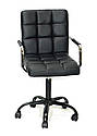 Крісло AUGUSTO - ARM BK-OFFICE ЕК ЧОРНИЙ, фото 2