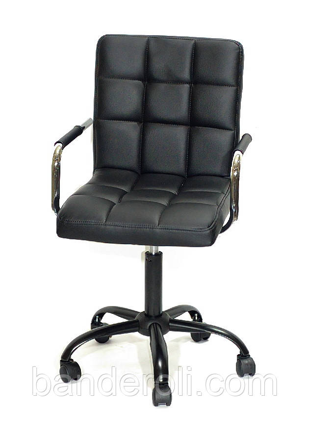 Крісло AUGUSTO - ARM BK-OFFICE ЕК ЧОРНИЙ, фото 1