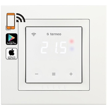 Терморегулятор для теплої підлоги програмований з Wi-fi Terneo sx unic (білий)