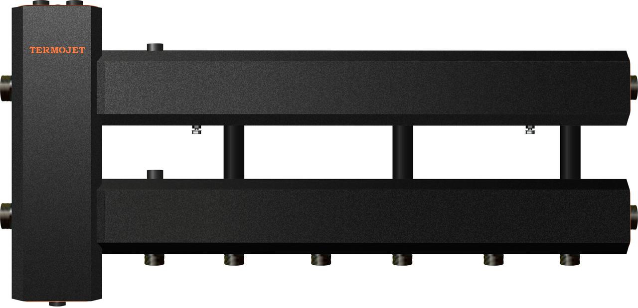 Колектор комбінований сталевий Termojet у кожусі з комплектом кріплень КГС32Н.125 (200)