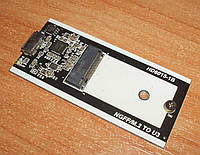 Переходник B M.2 NGFF SSD to USB 3.0 USB2.0 конвертер