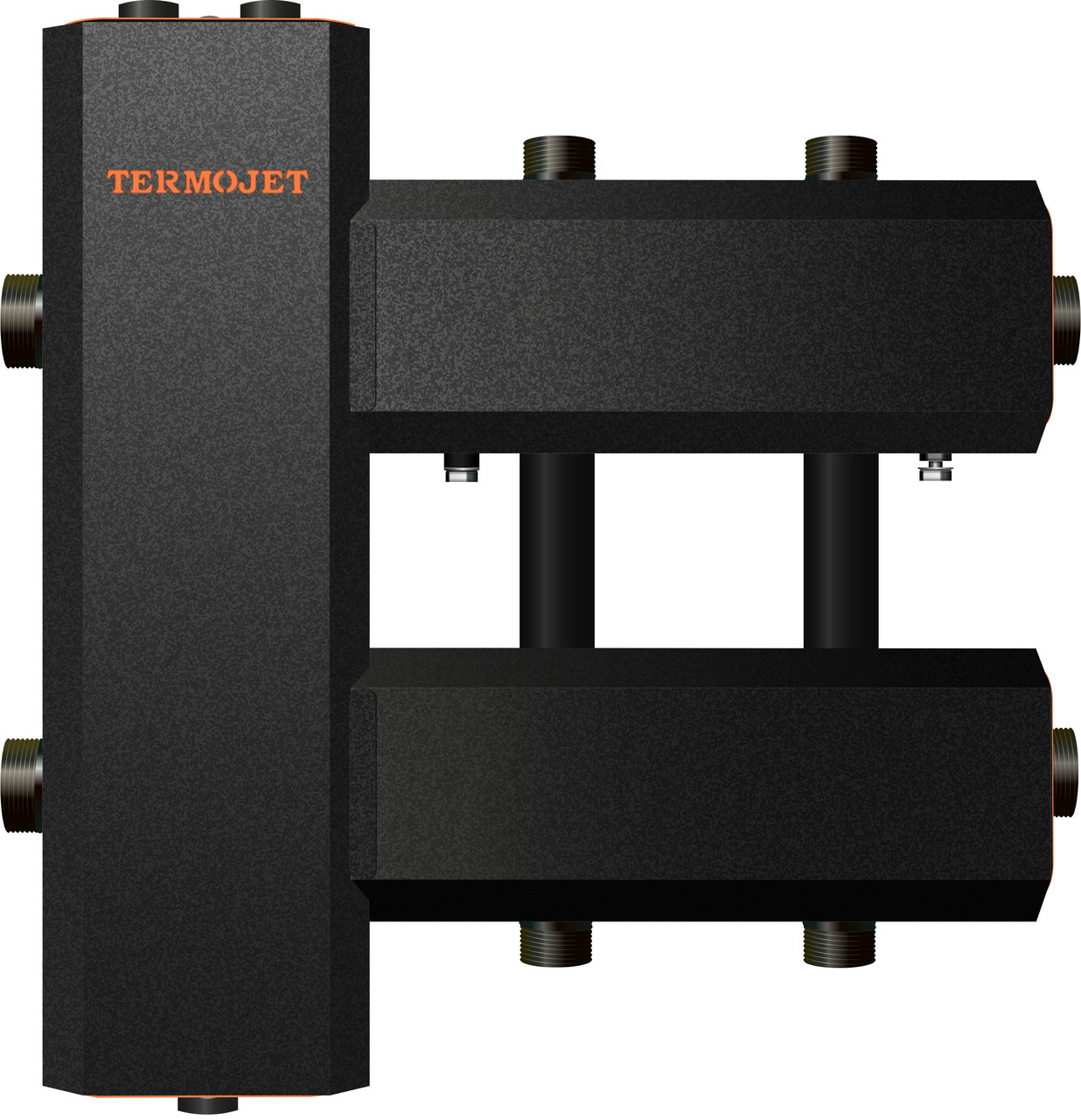 Колектор комбінований сталевий Termojet у кожусі з комплектом кріплень КГС22ВН.125 (200)