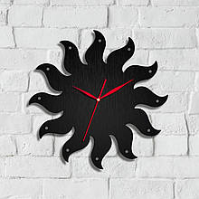 Годинник у формі сонця Годинник сонце Годинник сонце Еко годинник Годинники настінні геометричиские 35 см