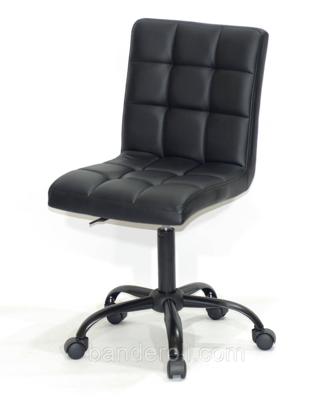 Крісло AUGUSTO BK-OFFICE ЕК ЧОРНИЙ, фото 1