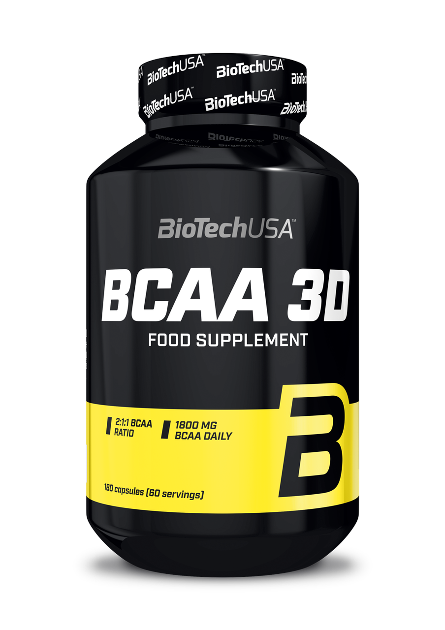 Амінокислоти BCAA 3D (180 капс.) BioTech USA