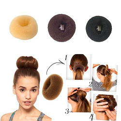 Бублик, валик, бабетка, пончик для пучка середній, 8 см