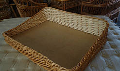 Плетені лотки похилі (скошені)торговельні для випікання, фруктів