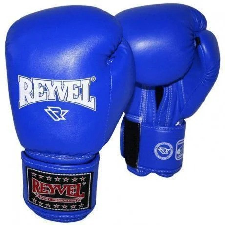 Дитячі боксерські рукавички Reyvel 8 oz вініл сині