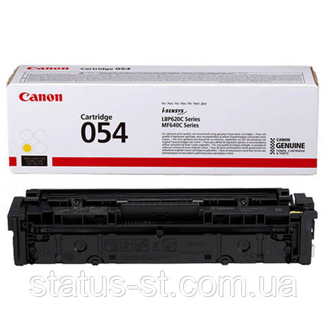 Заправка картриджа Canon 054 yellow до принтера i-sensys LBP621Cw, LBP623Cdw, MF641Cw, MF645Cx, MF643Cdw, фото 1