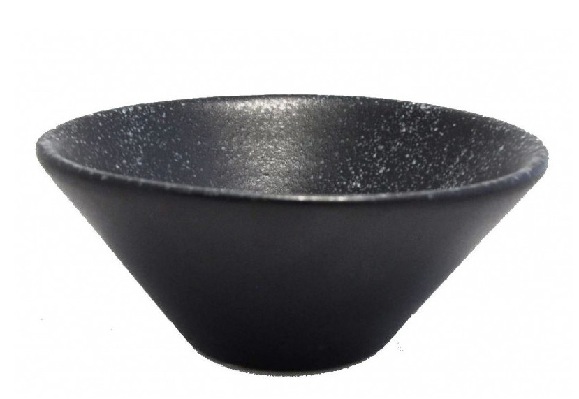 Салатник черный в точку 350 мл, 15 см, Blokbaster (Mix Posud) - фото 1 - id-p1116649446