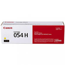 Заправка картриджа Canon 054H yellow до принтера i-sensys LBP621Cw, LBP623Cdw, MF641Cw, MF645Cx, MF643Cdw