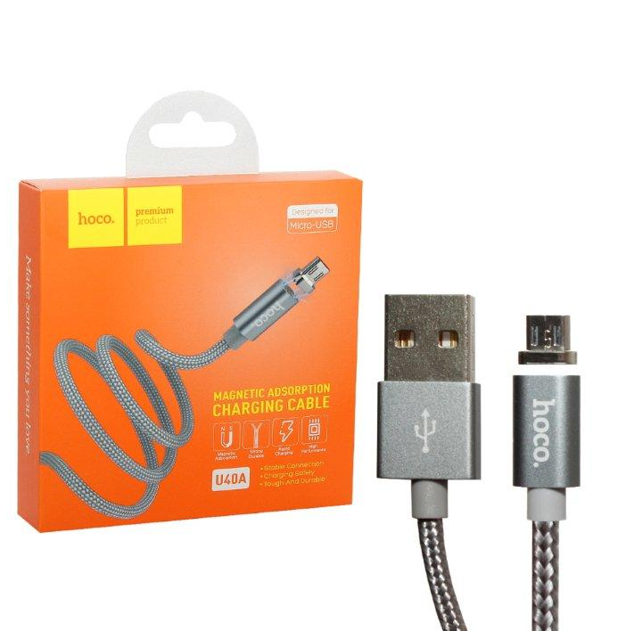 Магнитный кабель HOCO Micro USB U40A (1м)