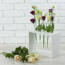 Декоративна підставка під квіти (5 пробірок), фото 2