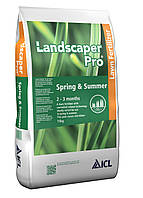 Удобрение для газона Landskaper Pro Spring&Summer 20-0-7+6CaO+3MgO (2-3 месяца) 15 кг