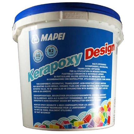 Затирка для швів Mapei Kerapoxy Design колір 799 3 кг, фото 2