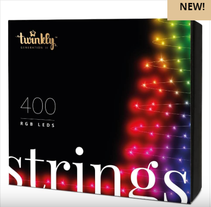 Smart - гирлянда TWINKLY Strings 400 LEDs Multicolor