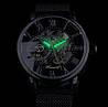 Механічний годинник Forsining Rich (black), фото 6