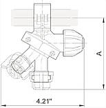 401275А7 Tri-Jet корпус форсунки під три розпилювача 25 мм, фото 2
