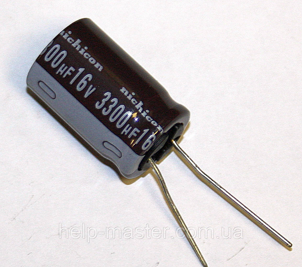 3300 мкф-16v (105 °C) PW (M) 13*25 Nichicon