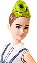 Лялька Барбі " Модниця 124 з зеленим ірокезом у джинсовому комбінезоні Barbie Fashionistas124, фото 4