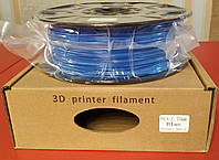 Филомент на основе PLA пластика для 3D печати,1.75 мм, 1 кг Синий