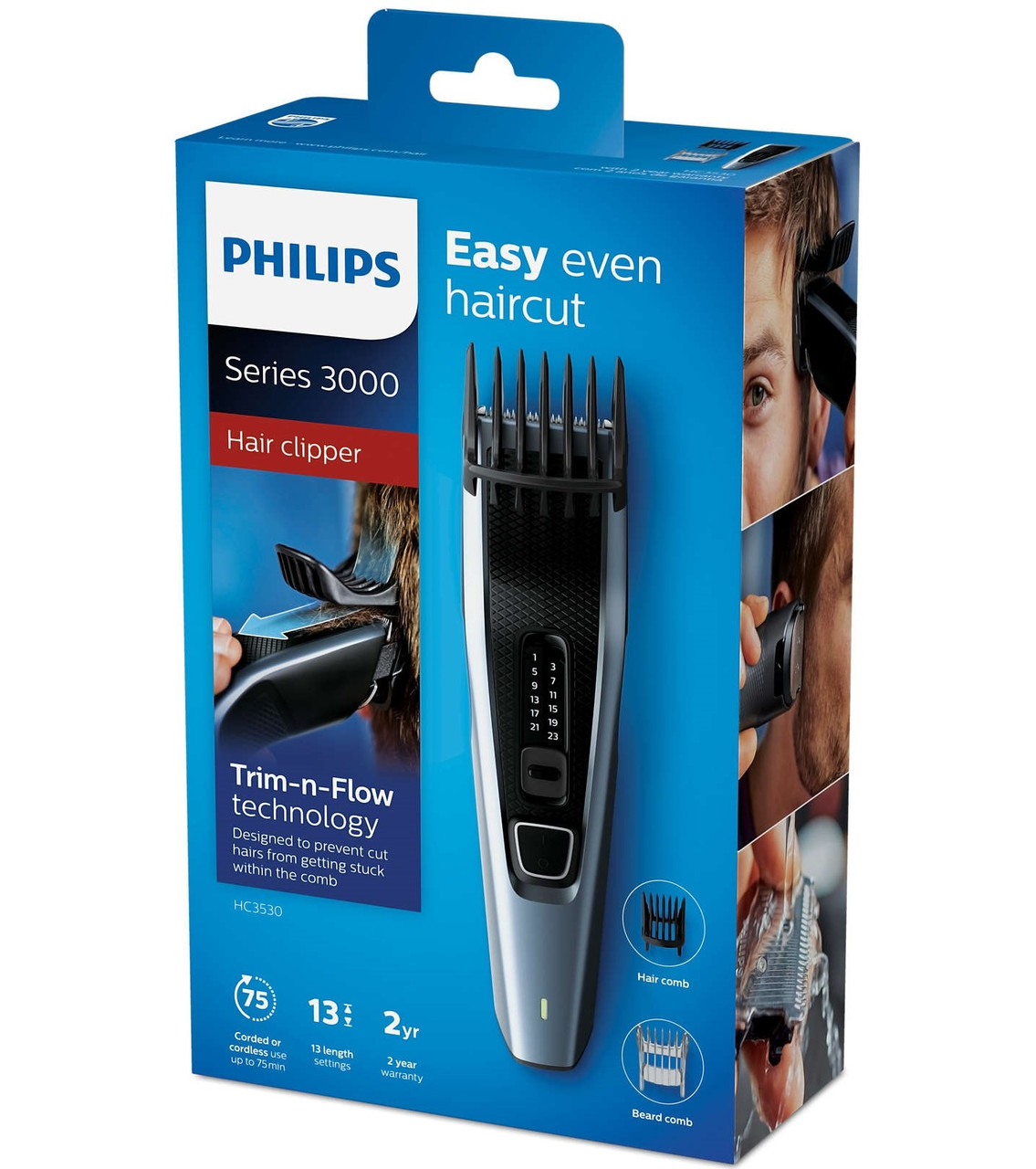 Машинка для стрижки волосся Philips Series 3000 HC3530 (HC3530/15)