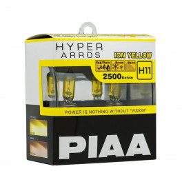 Лампи жовті H11 PIAA Hyper Arros 2500K