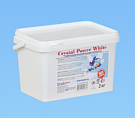 Універсальний безфосфатний пральний порошок, 2 кг., 64 прання Crystal Power White