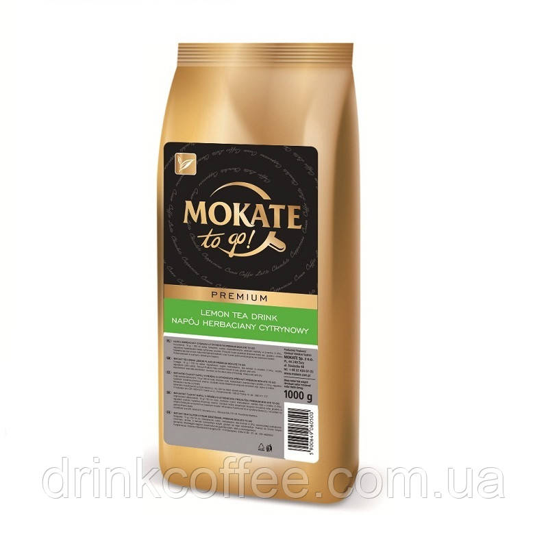 Розчинний лимонний чай MOKATE PREMIUM Польща 1 кг, фото 1