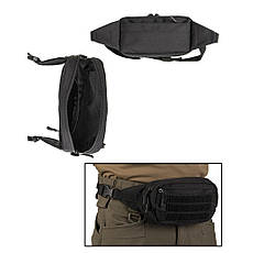 Сумка поясна із системою MOLLE "Black. Mil-Tec 13512502, фото 6